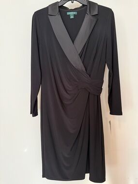 Lauren Ralph Lauren Black Long Sleeve Dress